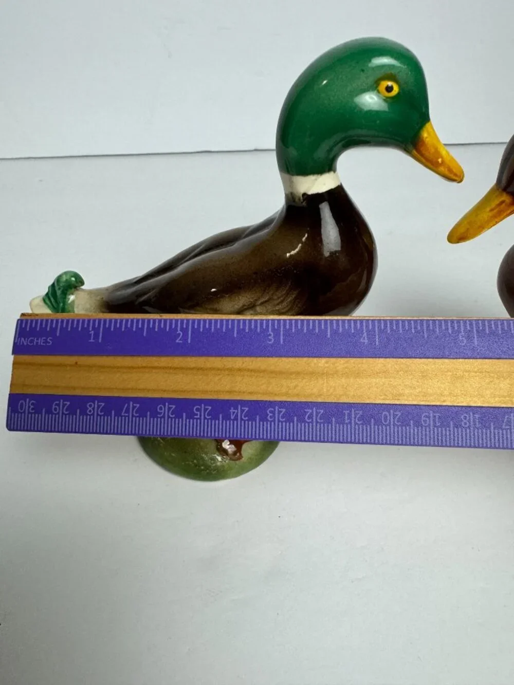 Vintage THAMES  Set of 2 Mallard Duck Ceramic Glazed Collectible Hunting